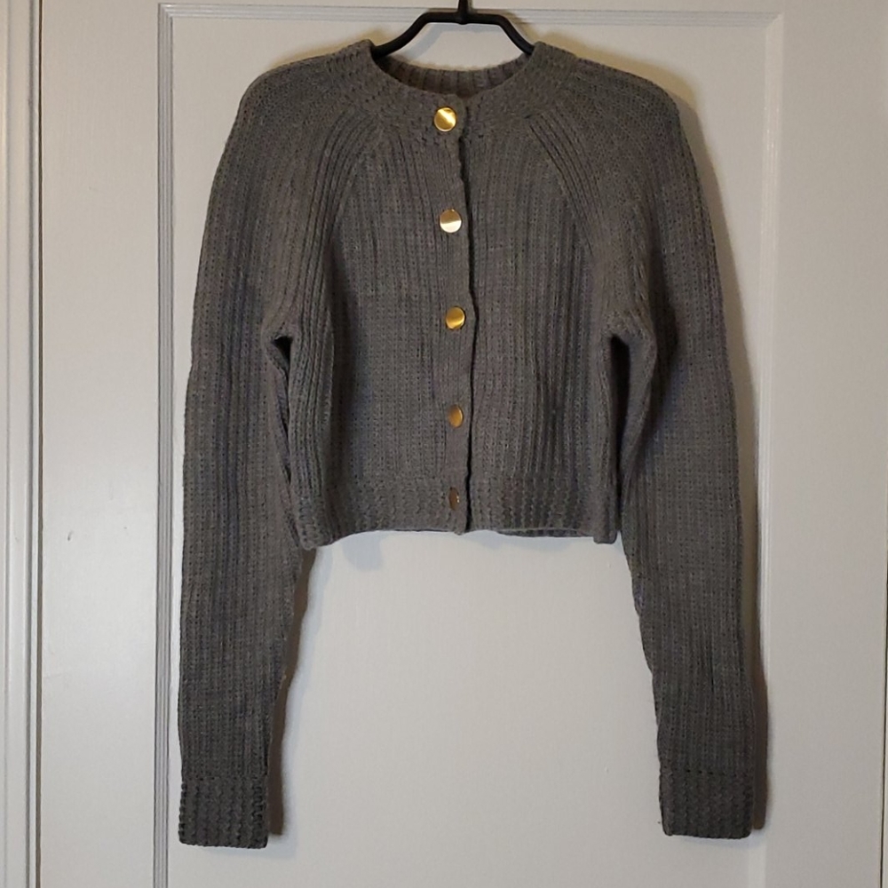 Billy Reid Cropped Cardigan Sweater